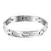 Men's 'Memphis' High Polish Stainless Steel Bracelet