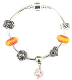 liberty charms Leo bracelet from the Leo jewellery range