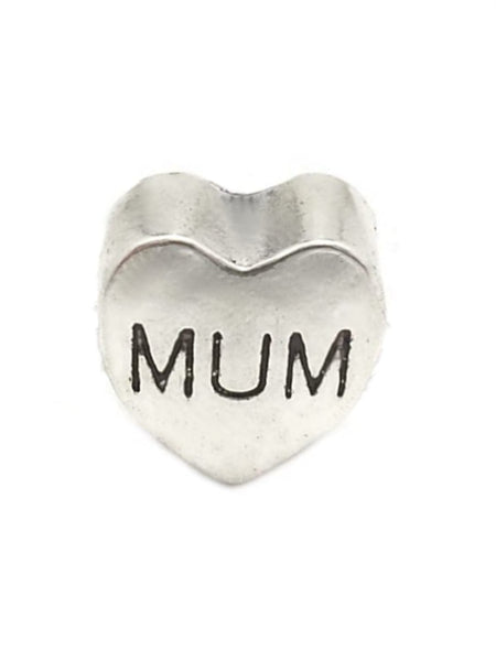 Mum 'Pink Lady' Silver Plated Keyring/Handbag Charm