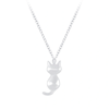 Children's Sterling Silver Cat Pendant Necklace