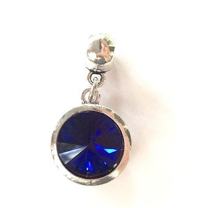 Children's 'May Birthstone' Emerald Coloured Crystal Drop Charm