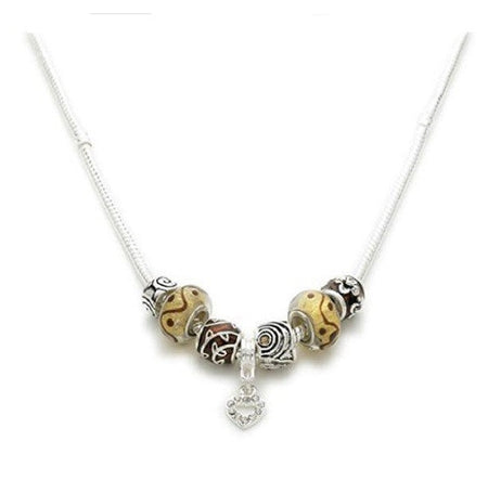 Adjustable Mother and Daughter Butterfly Heart Pendant Necklace Set with Presentation Card