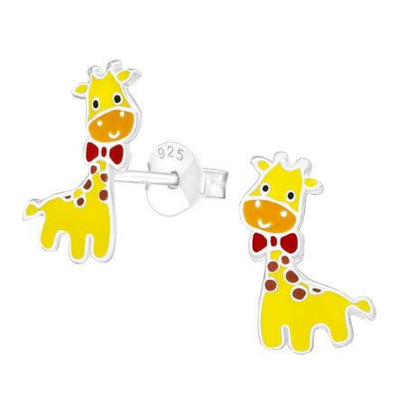 Children's Sterling Silver Alpaca / Llama Stud Earrings