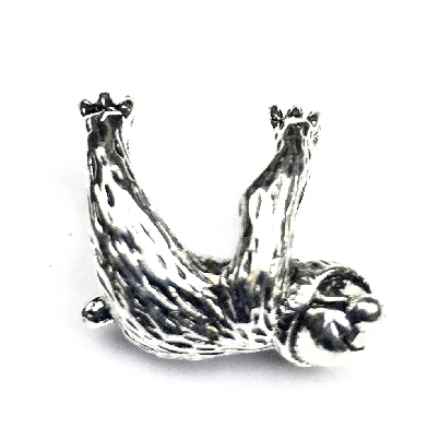Silver Plated Hedgehog Charm